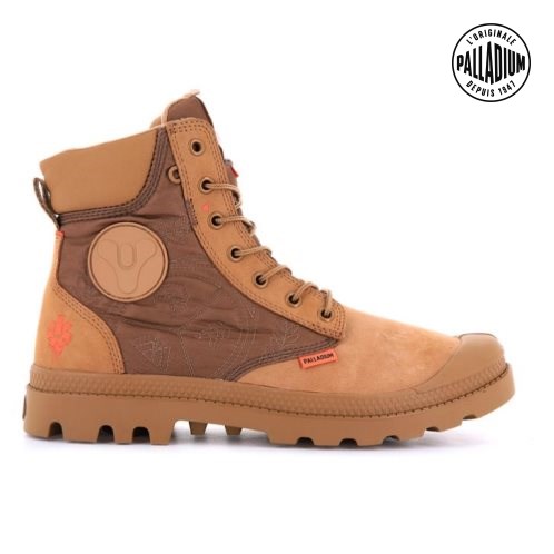 Bottes Palladium Pampa X Destiny WPN Femme Marron | FR FZX367K